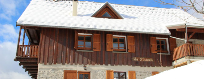 [Chalet La Fédora]Chalet La Fedora en hiver