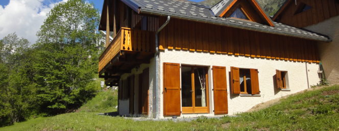 [Chalet Solflo – Le Biquet]facade coté biquet