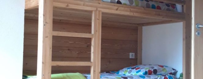 [Chalet Skidh]12. chalet Skidh – chambre 3 lits superposés