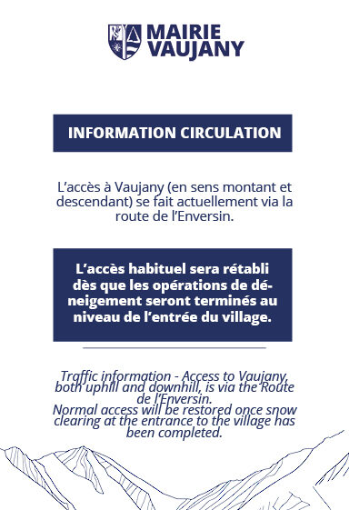 Accès par l'Enversin