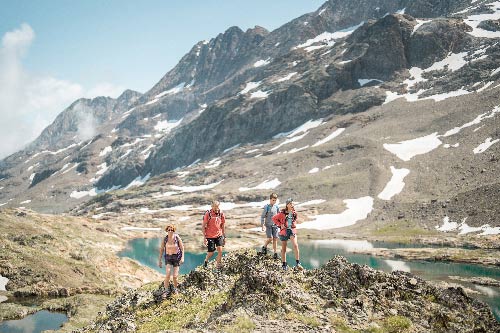 Lac d'altitude en famille à Vaujany - Oz - Alpe d'Huez -Massif des Grandes Rousses