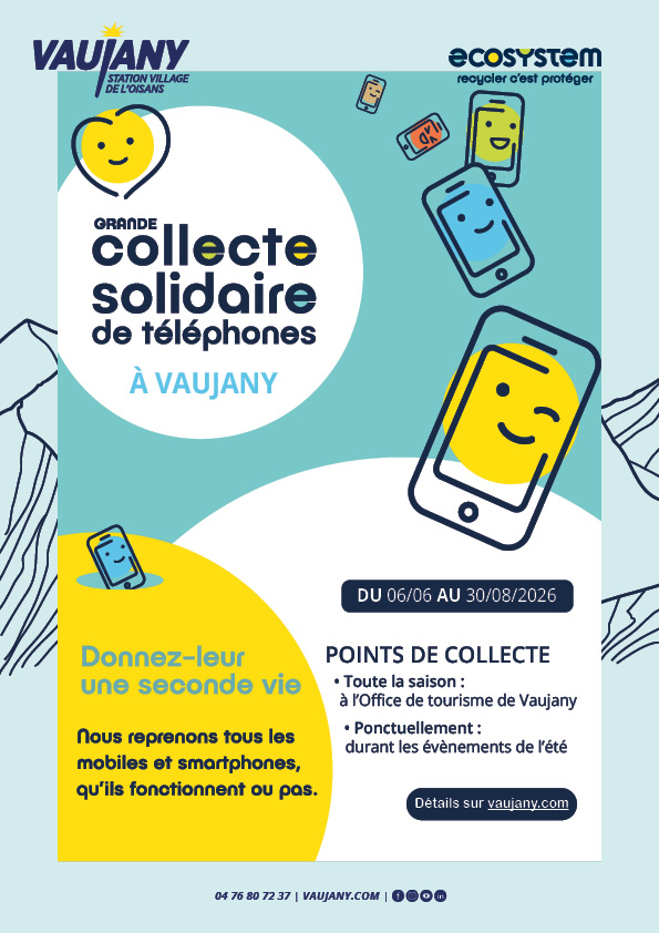Affiche collecte smartphones