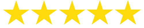5 étoiles jaunes
