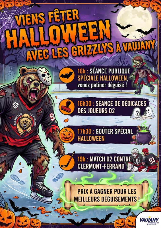 Halloween 2026 à la patinoire de Vaujany