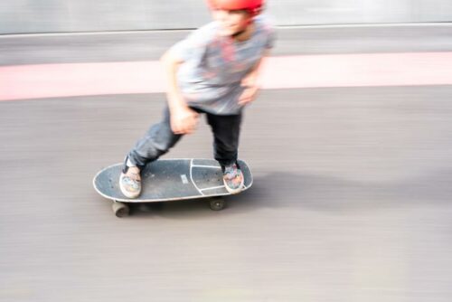 Le Collet Pump Track en skateboard