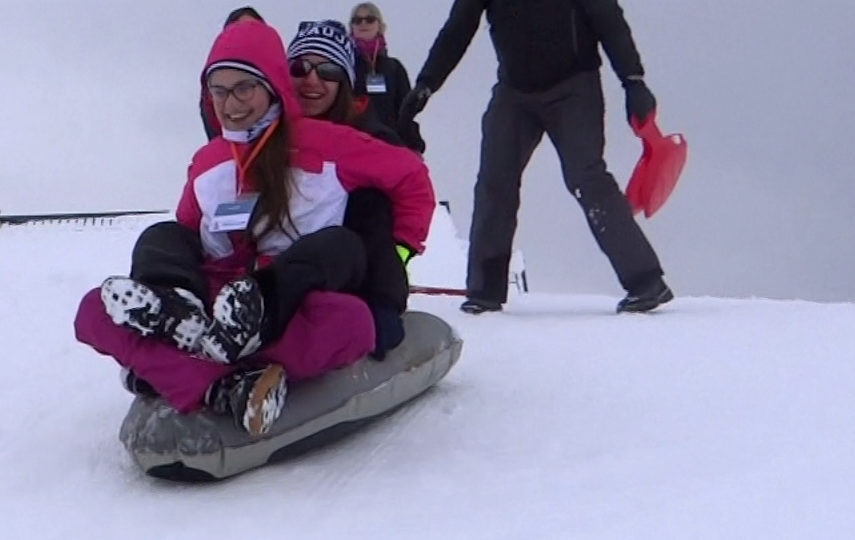 Luge lucile + soeur