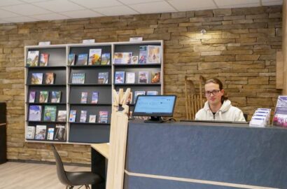 "Het VVV-kantoor van Vaujany heet u welkom