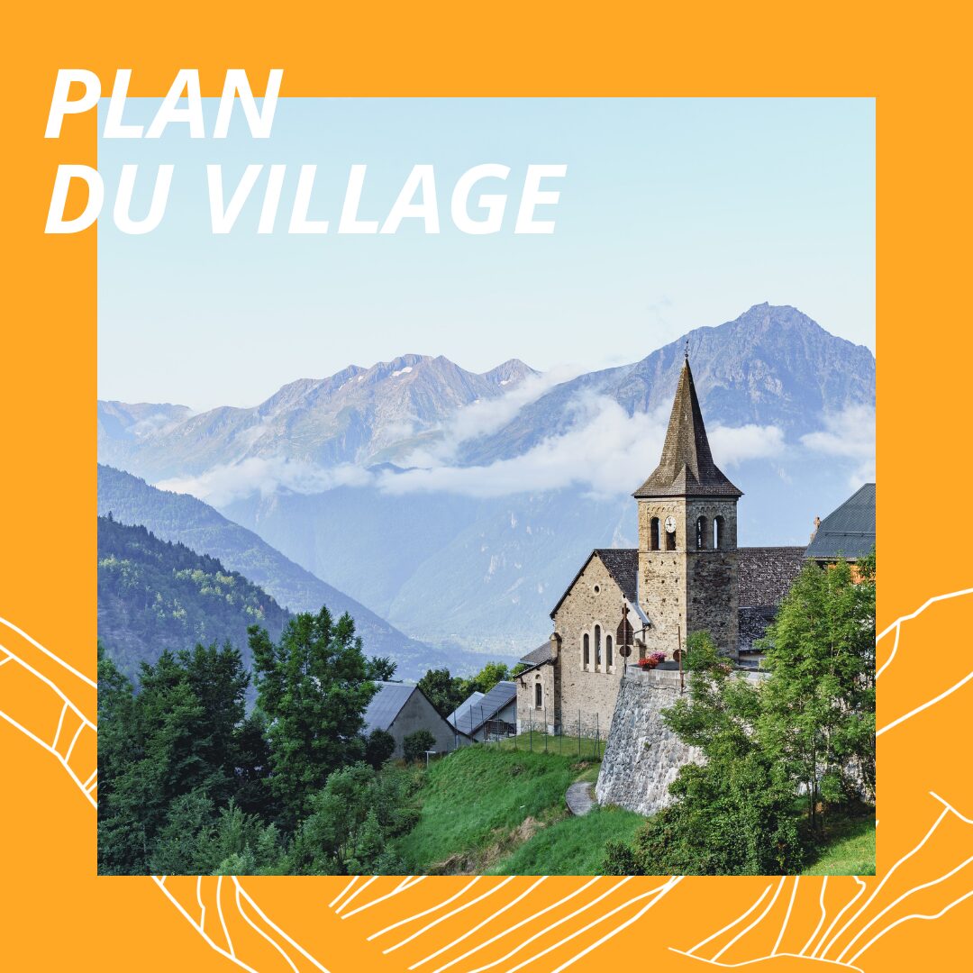 Plan du village de Vaujany