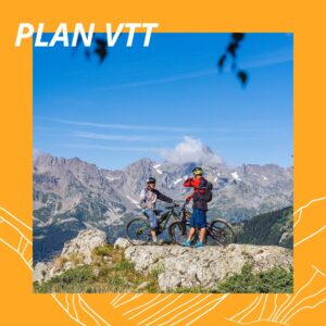 Plan des pistes VTT