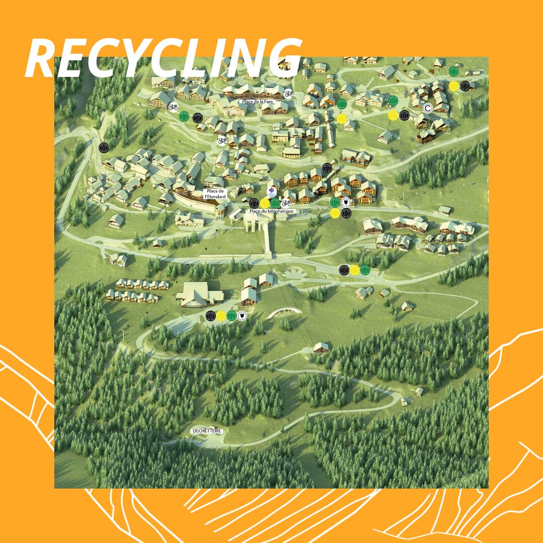 Waste sorting in Vaujany