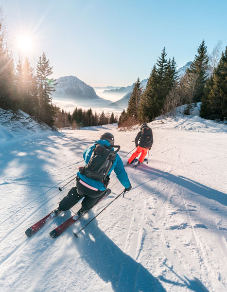 Piste de ski alpin secteur Oz-Vaujany