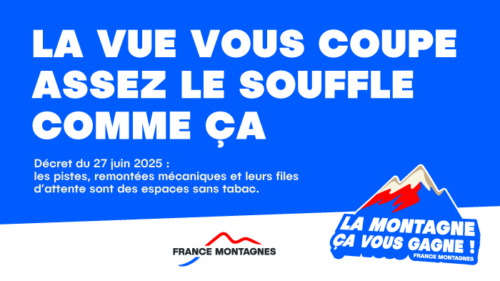 Message texte : "La vue vous coupe assez le souffle comme ça"